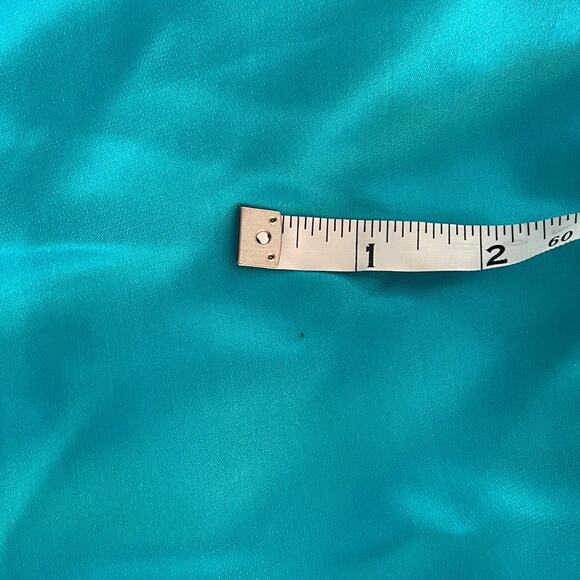 Vintage Golden Dragon Medium Hand Embroidered 100% Silk Chinese Kimono Robe Blue - Picture 12 of 13